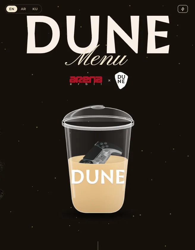 Dune Menu